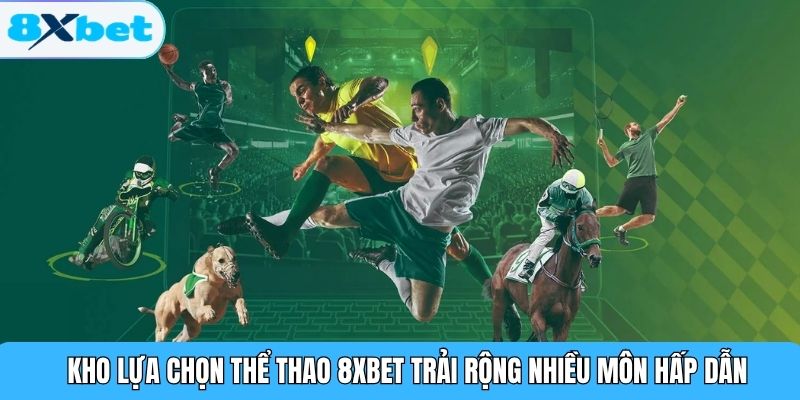 Kho lựa chọn thể thao 8XBET trải rộng nhiều môn hấp dẫn