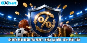 Khuyến Mãi Hoàn Trả 8XBET | Nhận Lại Đến 1.5% Mỗi Tuần