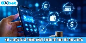 Nạp & Cược Đá Gà Thomo 8XBET | Hoàn Tất Thao Tác Qua 3 Bước